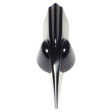 Midwest Fastener 2" x 1/4" Black Plastic Appliance Knobs 3PK 67045